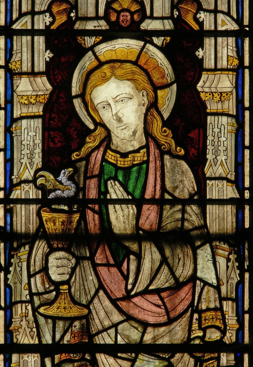 Window Ew föreställande St John av English School