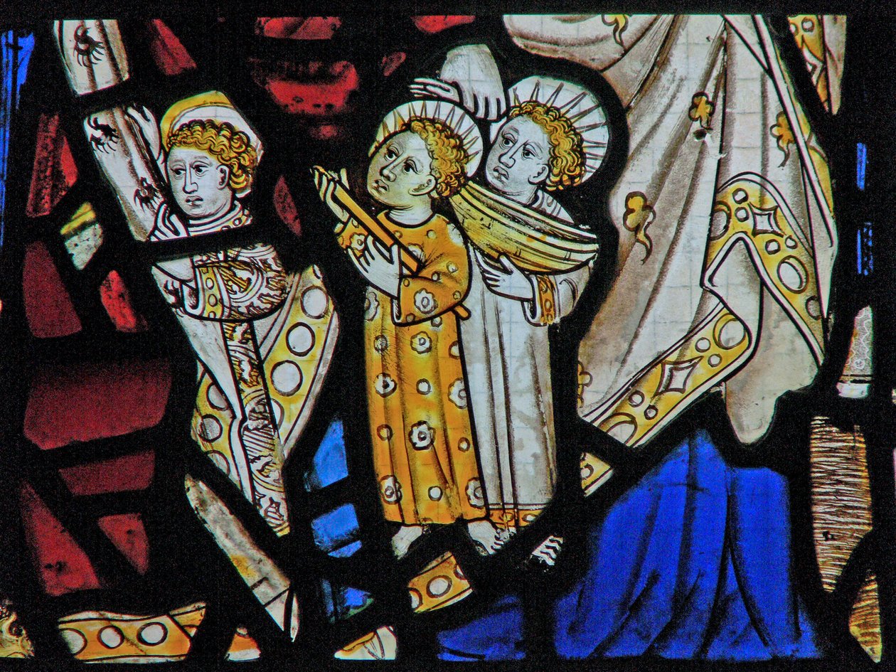 Window Ew föreställande St Mary Cleopas, Alphaeus och deras barn av English School