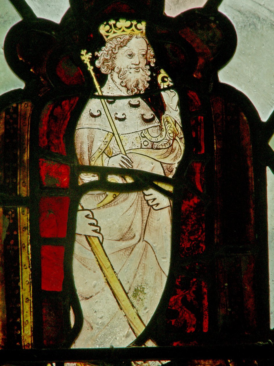 Fönster N4 föreställande St Edward the Confessor av English School
