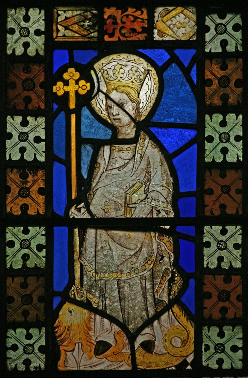 Fönster Sa föreställande St Margaret av English School
