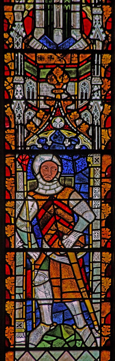 Fönster s4 föreställande William Lord de la Zouche av English School