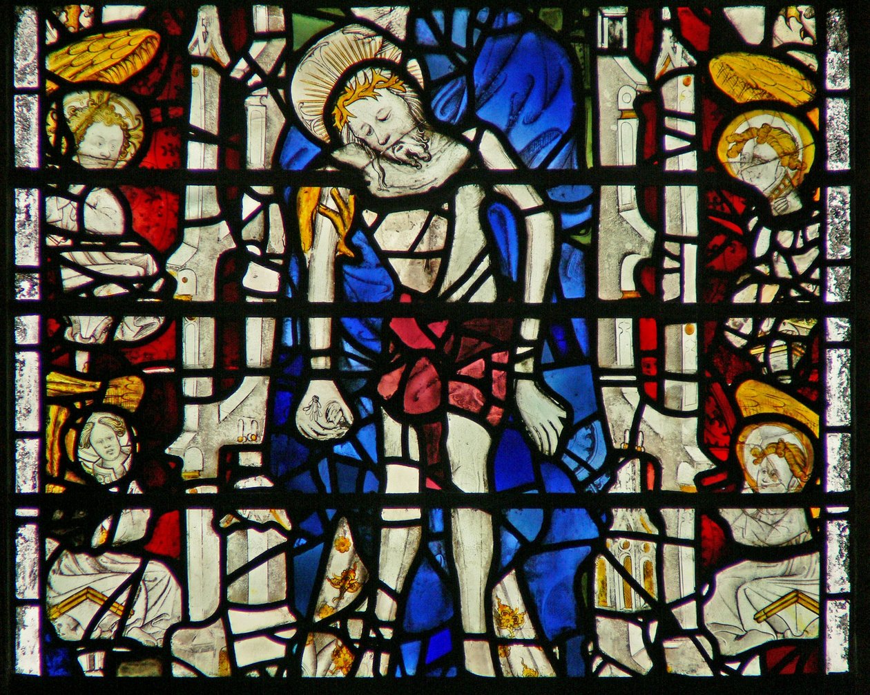 Fönster w12 föreställande Corpus Christi av English School