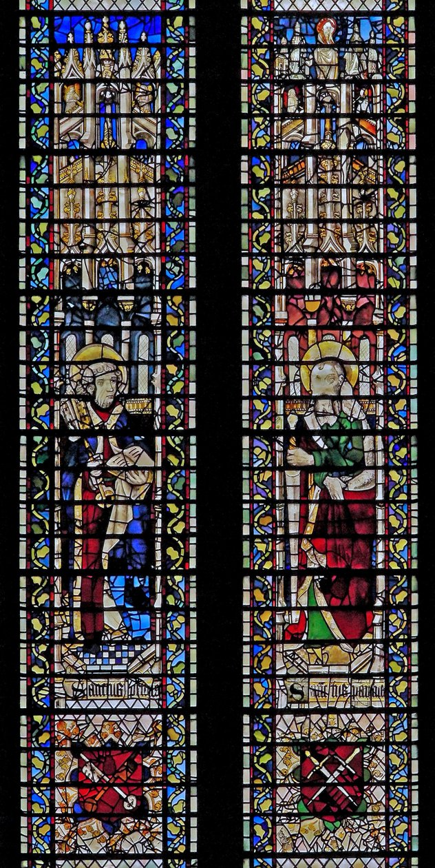 Fönster w71 föreställande St Peter och St Paul av English School