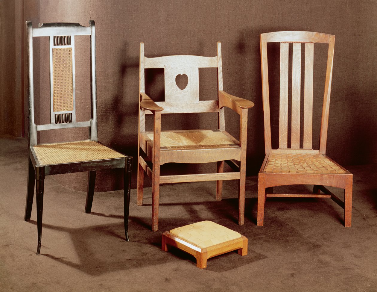 Arts and Crafts stolar, ca 1896-1925 av English School English School