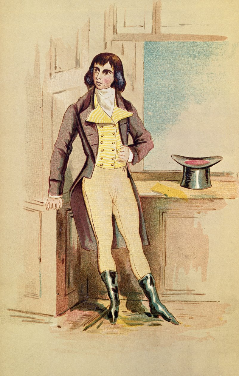 Porträtt av George Beau Brummell av English School English School
