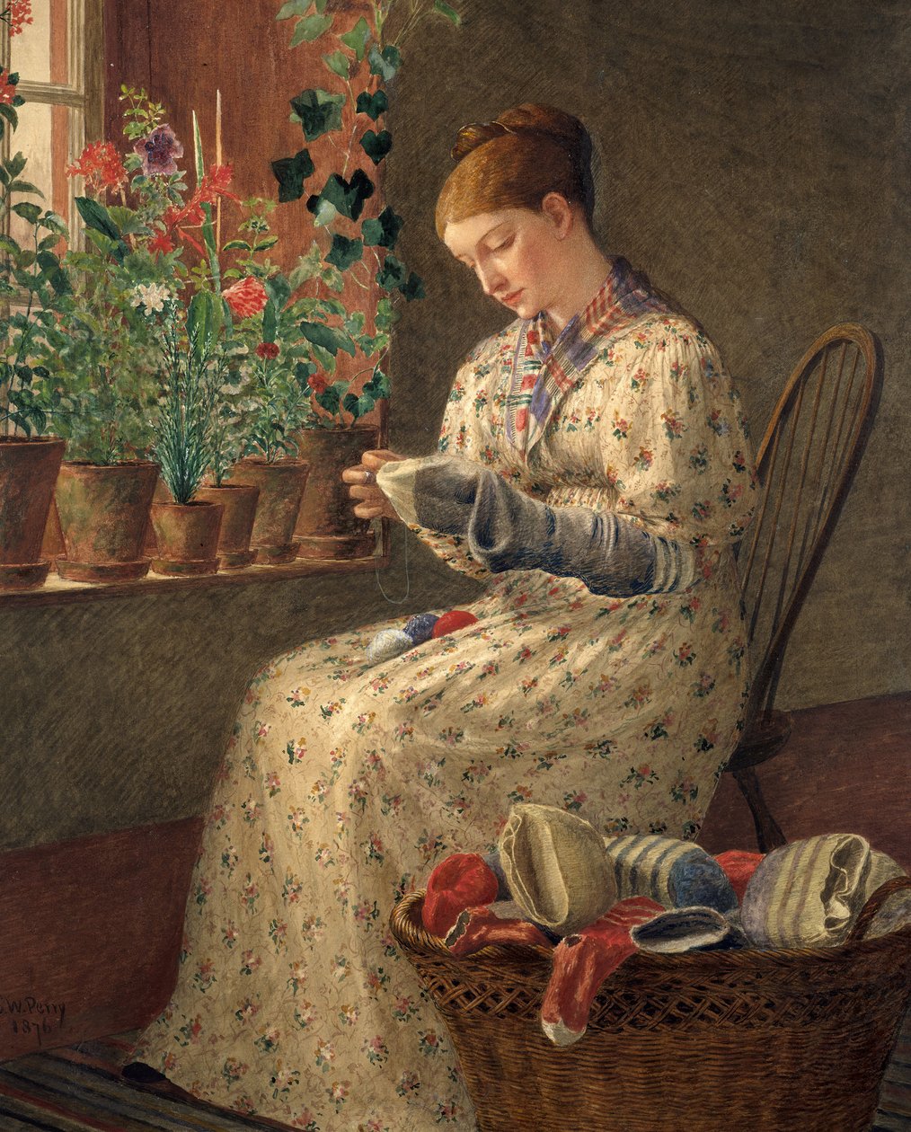 En månads stopp, 1876. av Enoch Wood Perry
