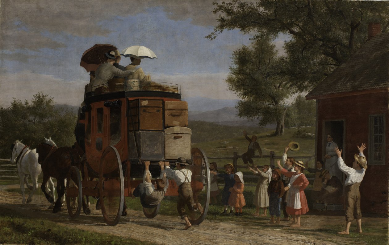 Pemigewasset Coach, 1899 av Enoch Wood Perry