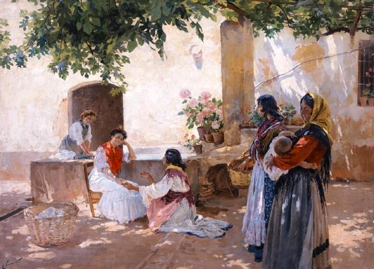  La buenaventuraThe Fortune Teller av Enrique Simonet