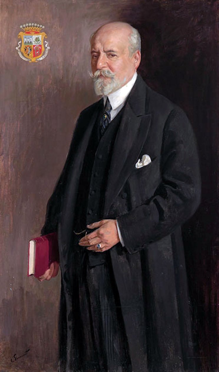  Retrato de senor av Enrique Simonet