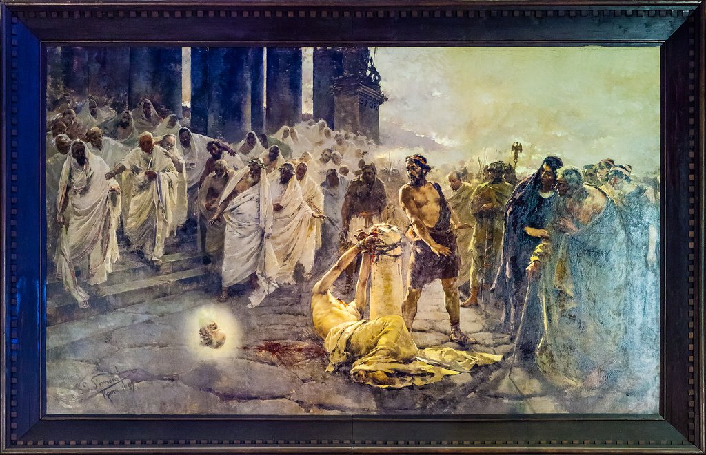 The Beheading of Saint Paul av Enrique Simonet