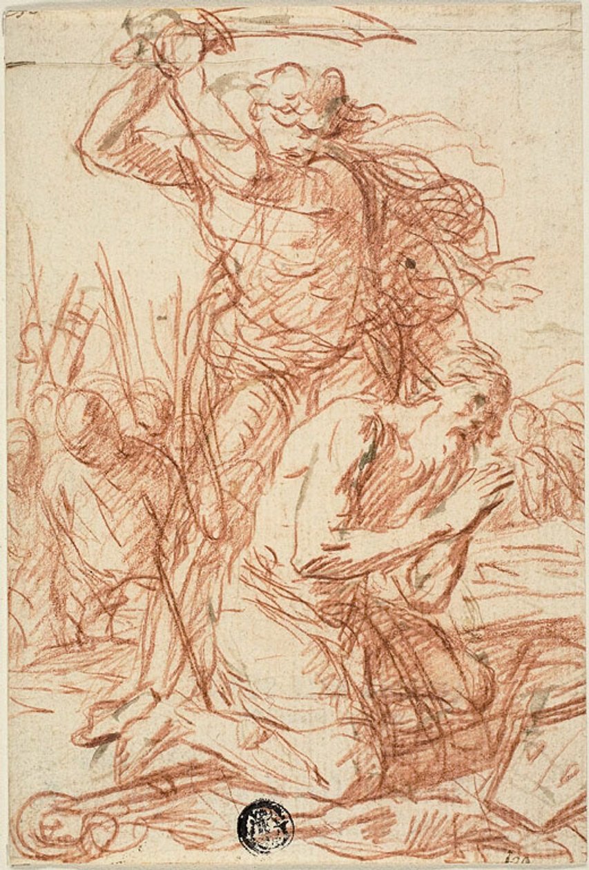 Martyrdöden för biskop Saint av Ercole Procaccini the younger