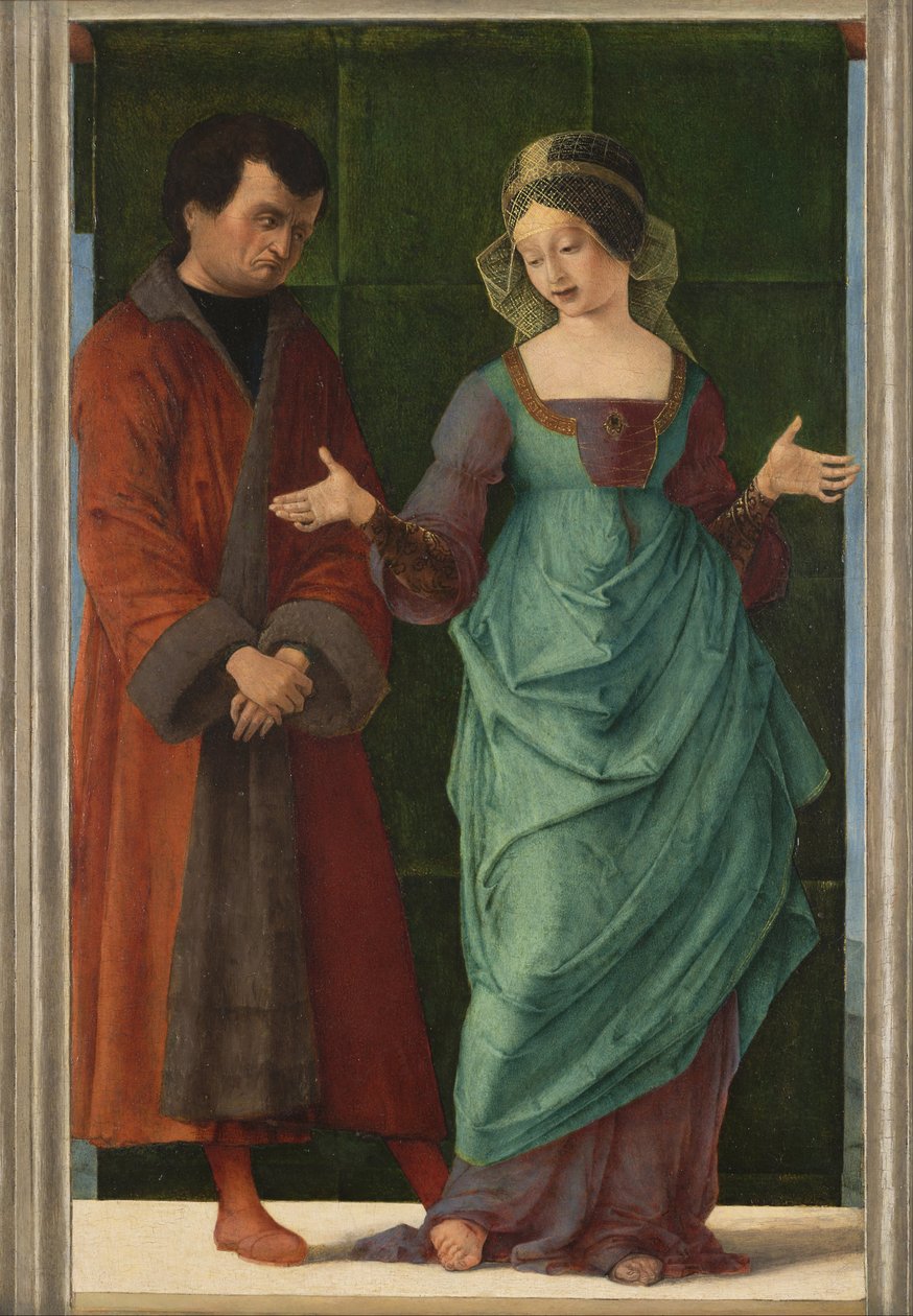 Portia och Brutus av Ercole de Roberti