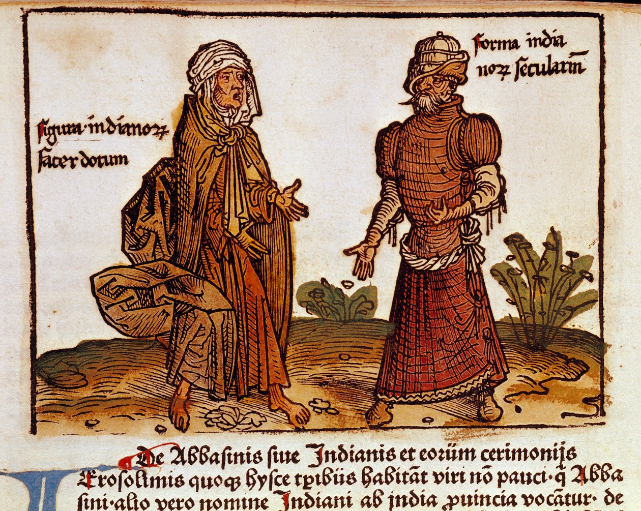 Beskrivning av Bernard av Breydenbach (Breidenbach) (1454-1497) illustrerad med tryck av Erhard Reuwich av Erhard Reuwich