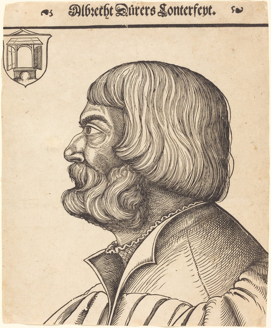 Albrecht Dürer vid femtiosex års ålder av Erhard Schon