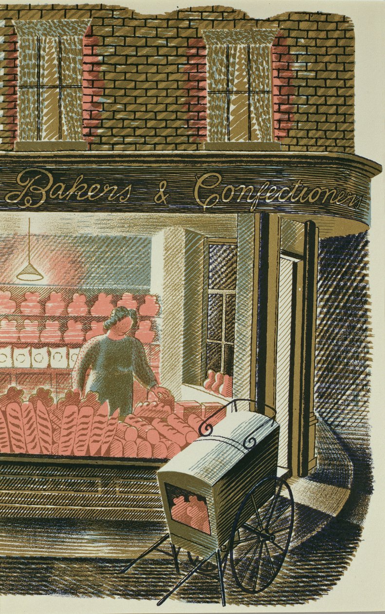 The Bakers and Confectioners, tryckt av Curwen Press, från 