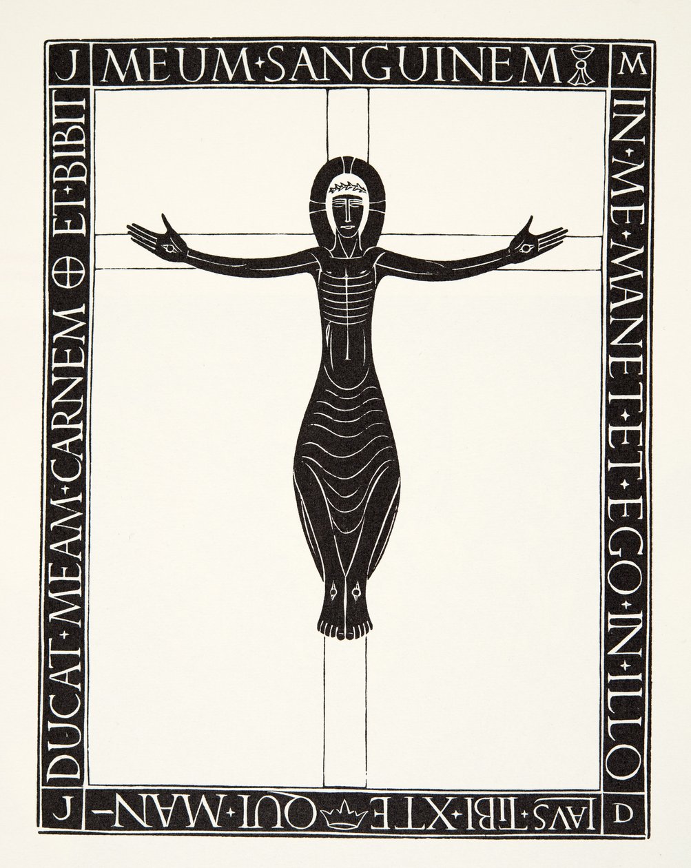 Krucifix av Eric Gill