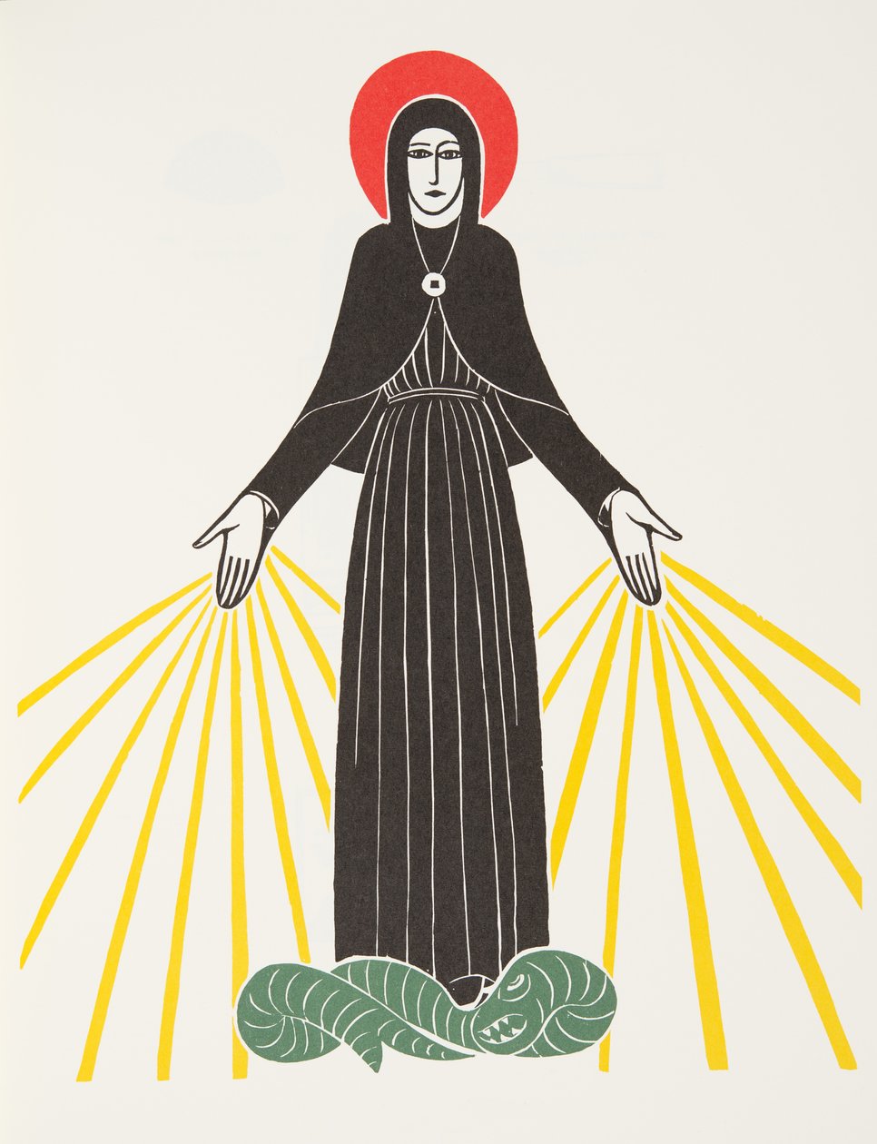 Vår Fru av Lourdes av Eric Gill