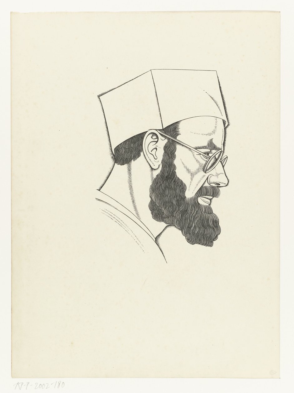 Självporträtt av Eric Gill