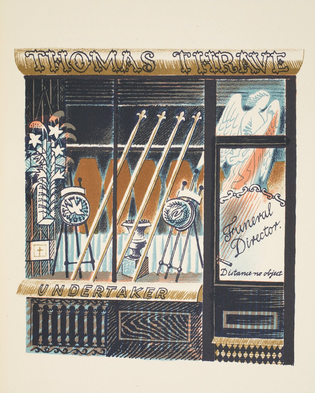 Begravningsledare, illustration från 