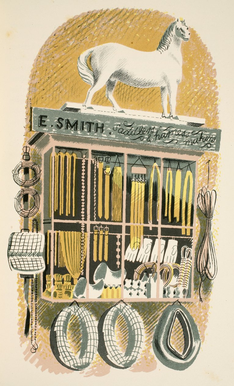 Saddler och selemakare, illustration från 