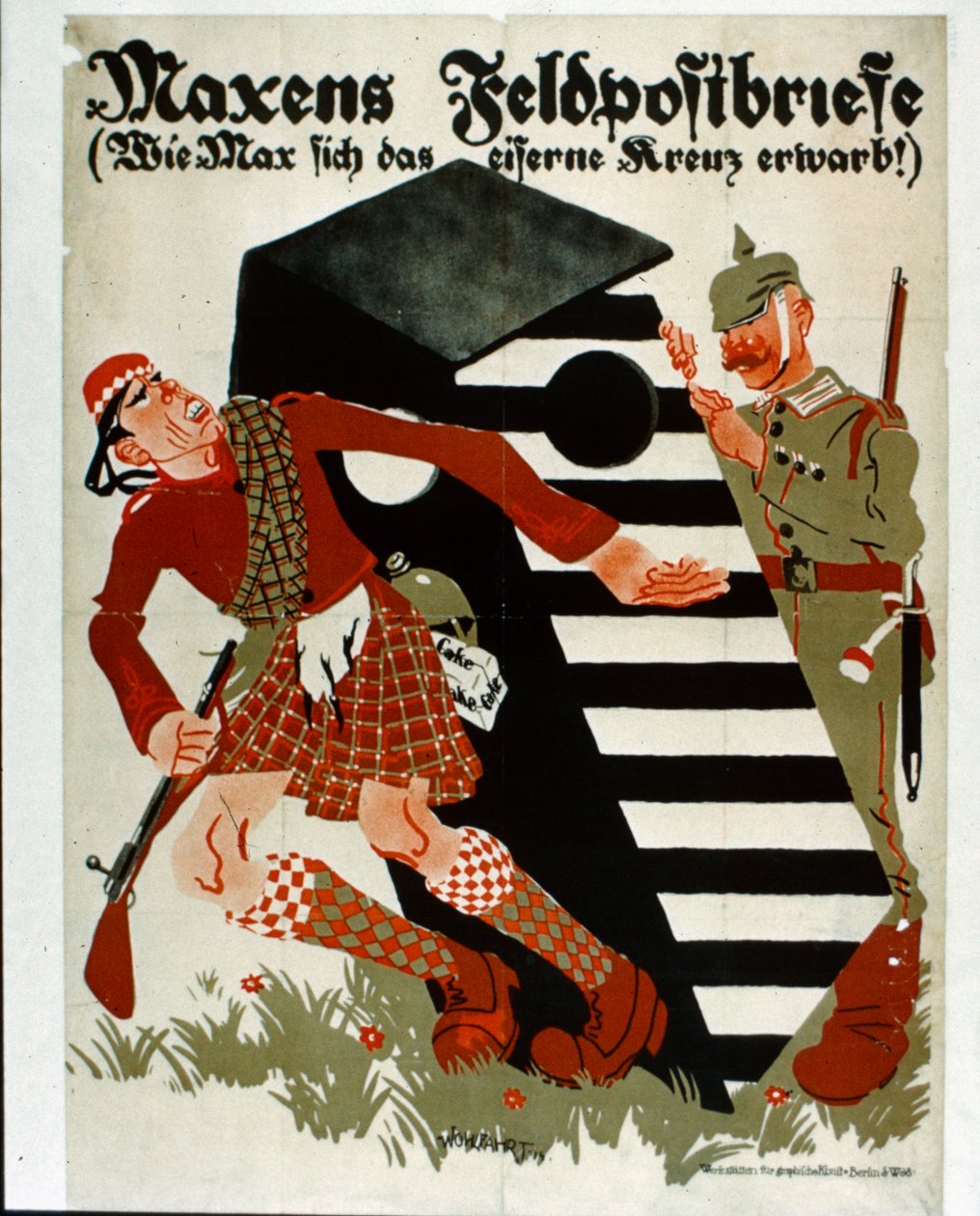 Brev från Max (hur han vann järnkorset!), 1914 av Erich Wohlfahrt