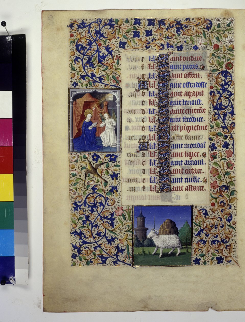 Hel sida: Kalendersida för mars av Erich Lessing