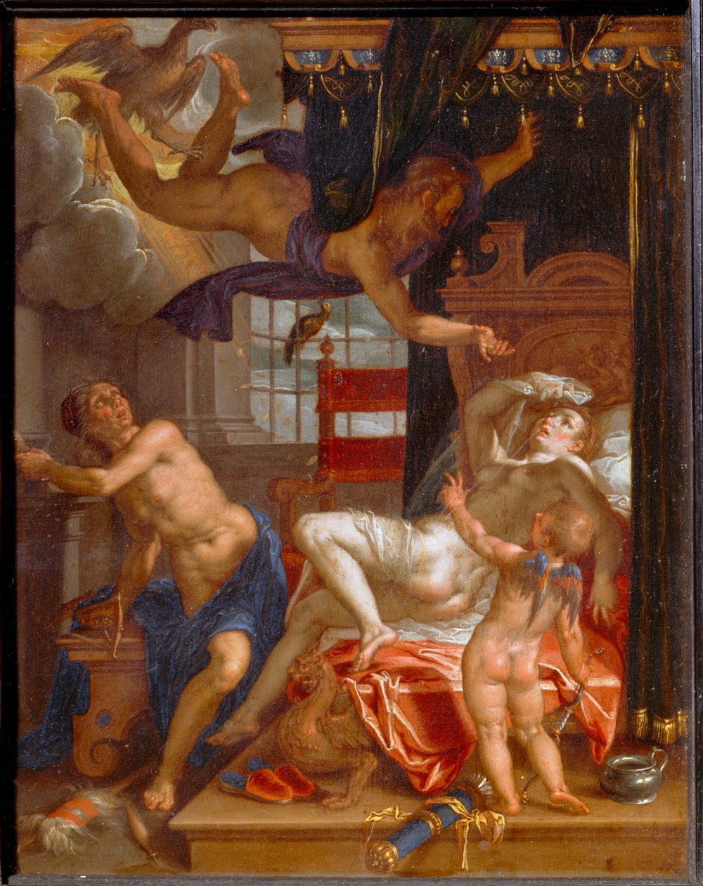 Jupiter går in i Danaes sovrum... av Erich Lessing