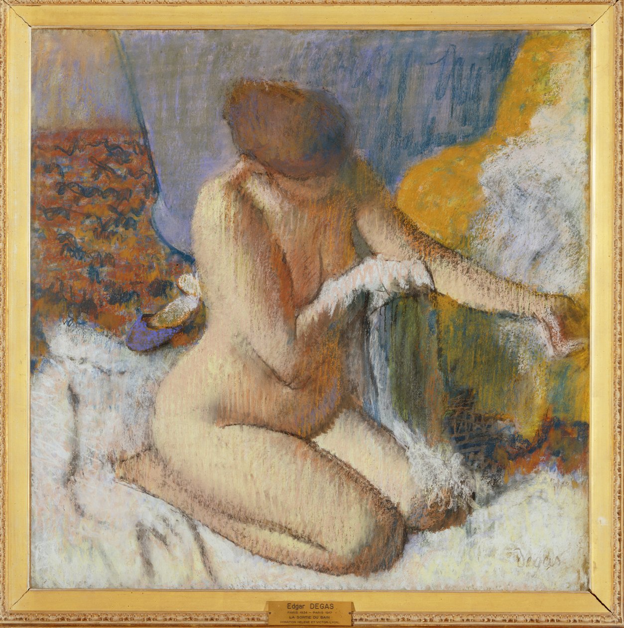 Naken efter ett bad ... av Erich Lessing