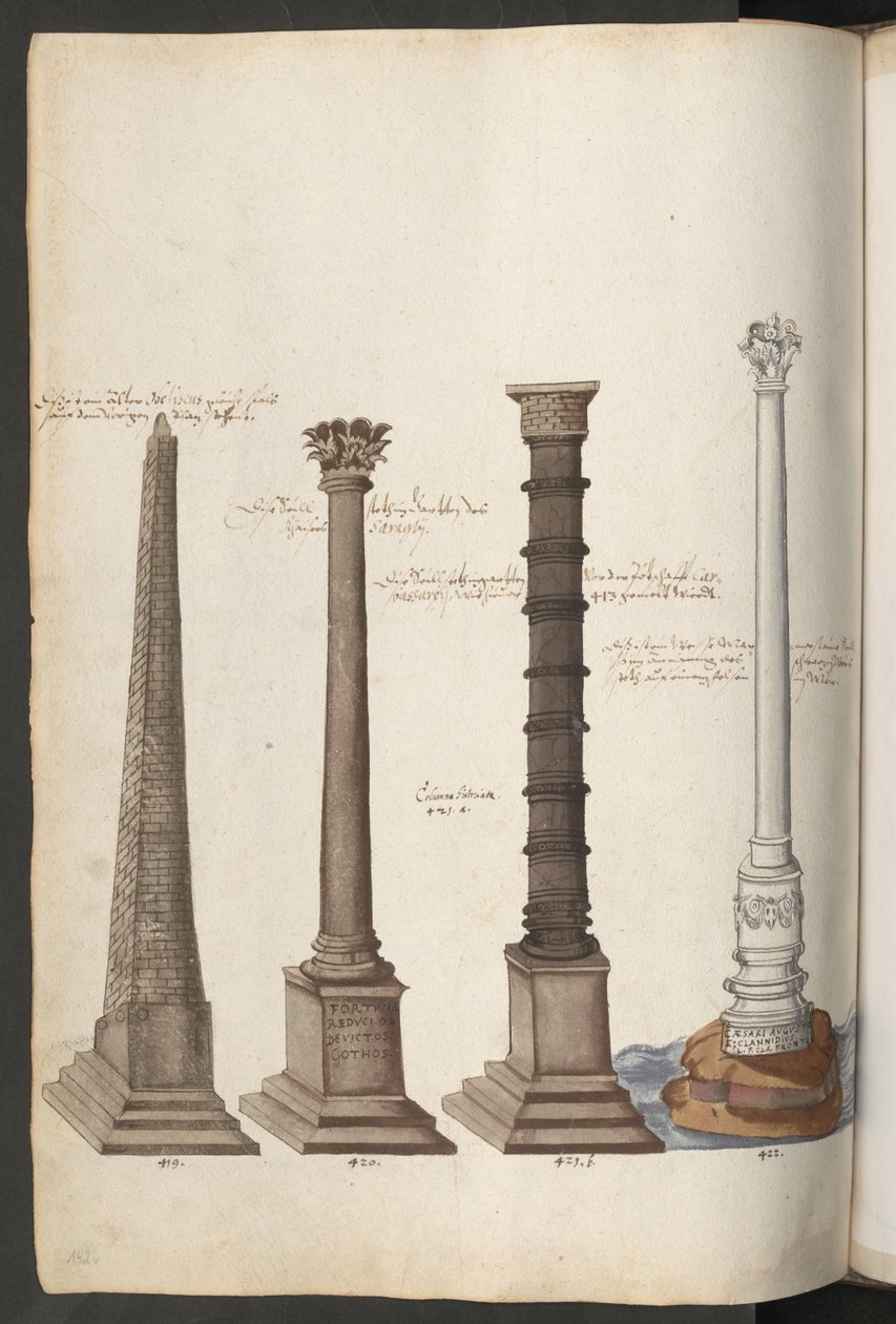 Obelisk och pelare av Erich Lessing