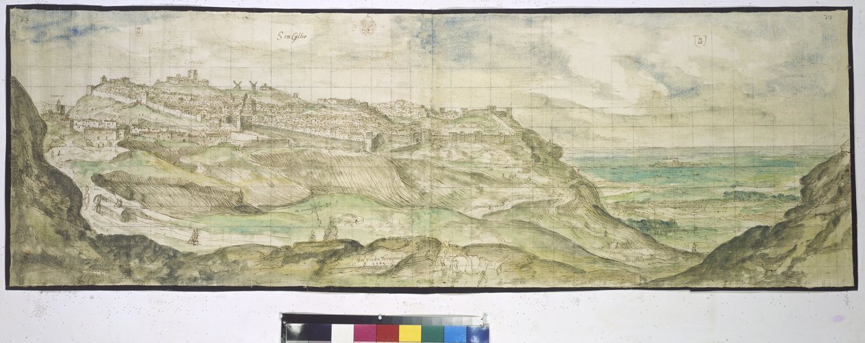 Pennteckningar av Anton Wyngaerdi och Georg Hoefnagel av Erich Lessing