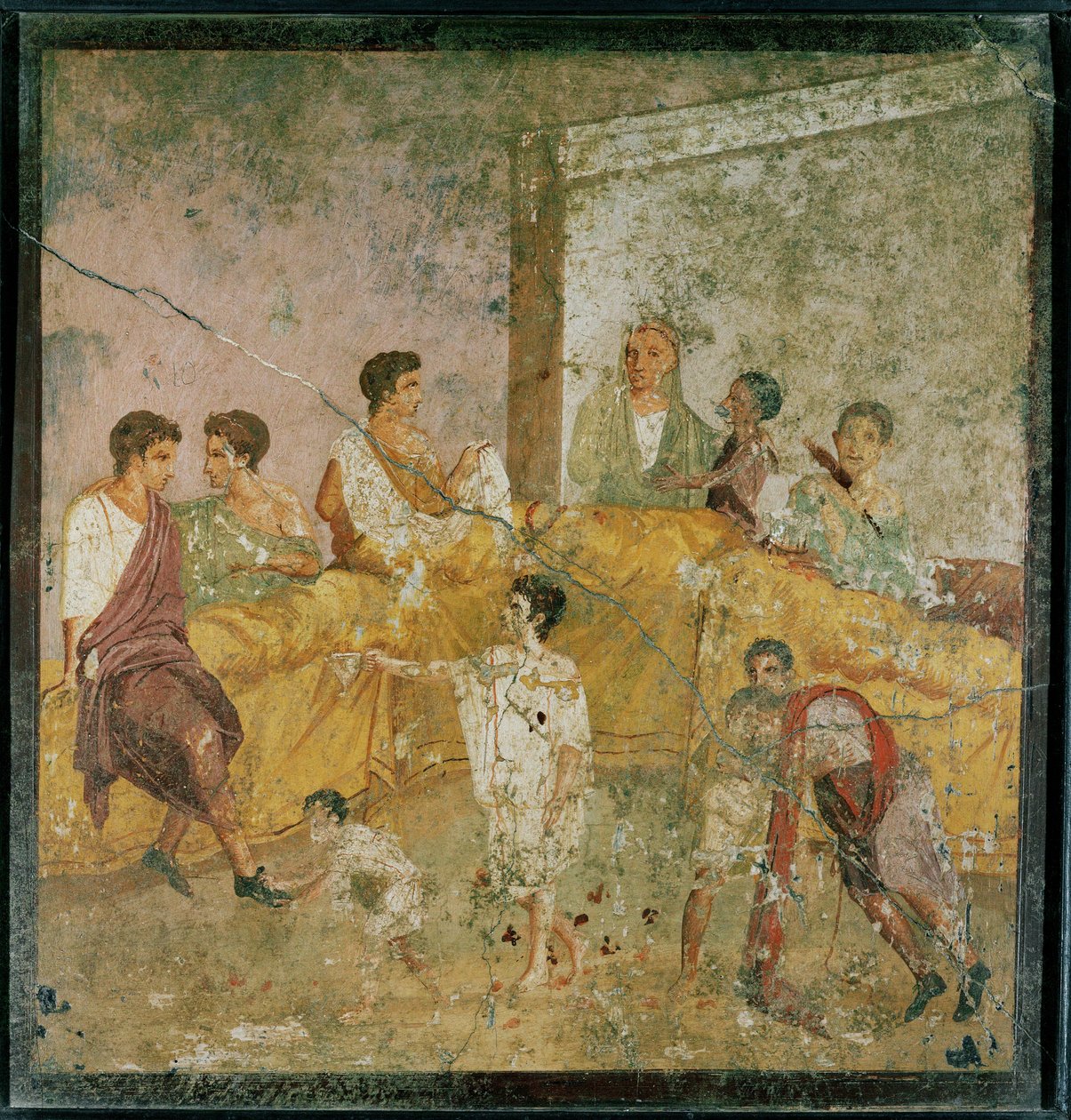 Människor som äter och dricker av Erich Lessing