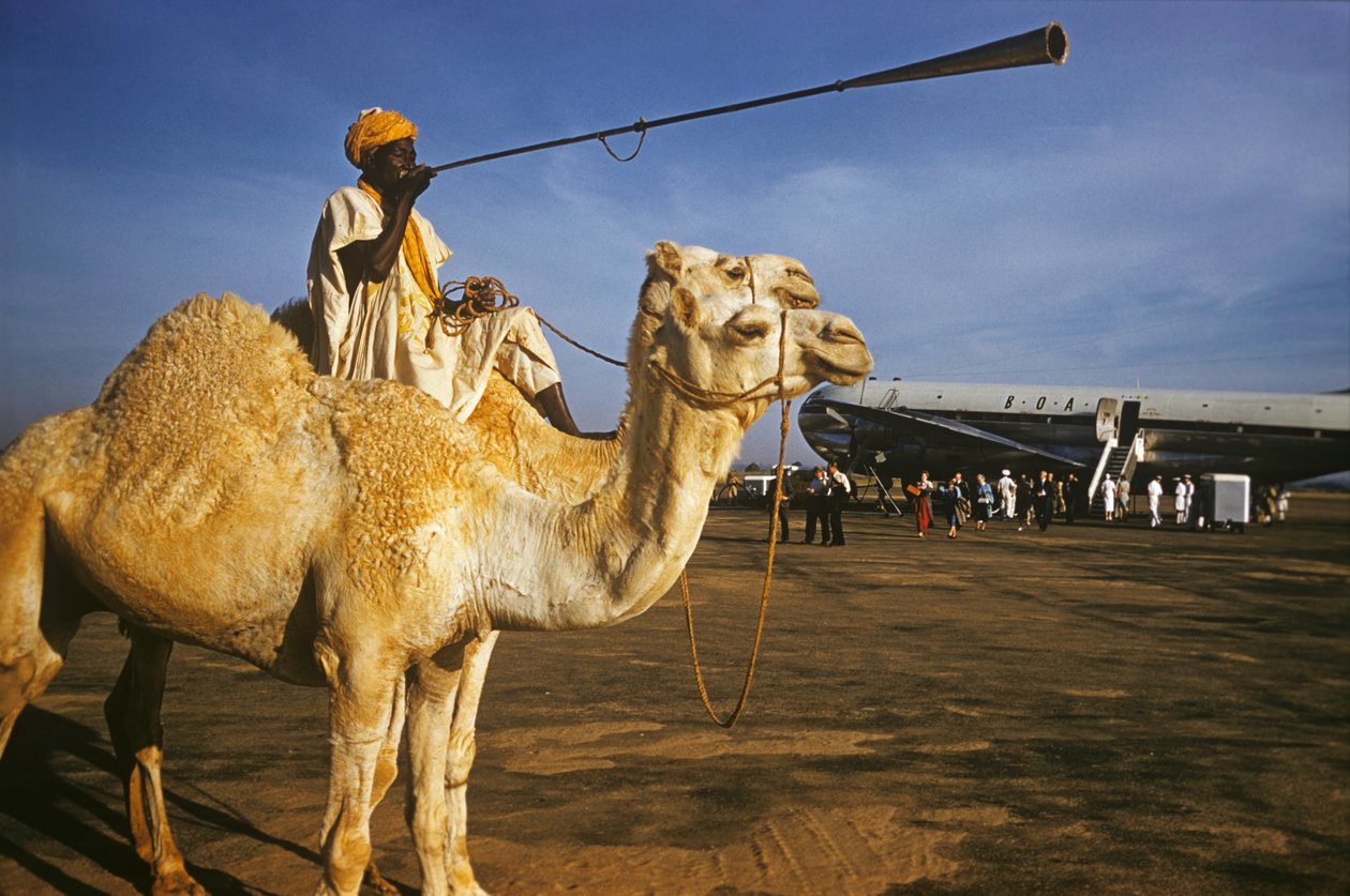 Shell och British Petroleum Company, Nigerdeltat till Port Harcourt, Nigeria, Afrika av Erich Lessing
