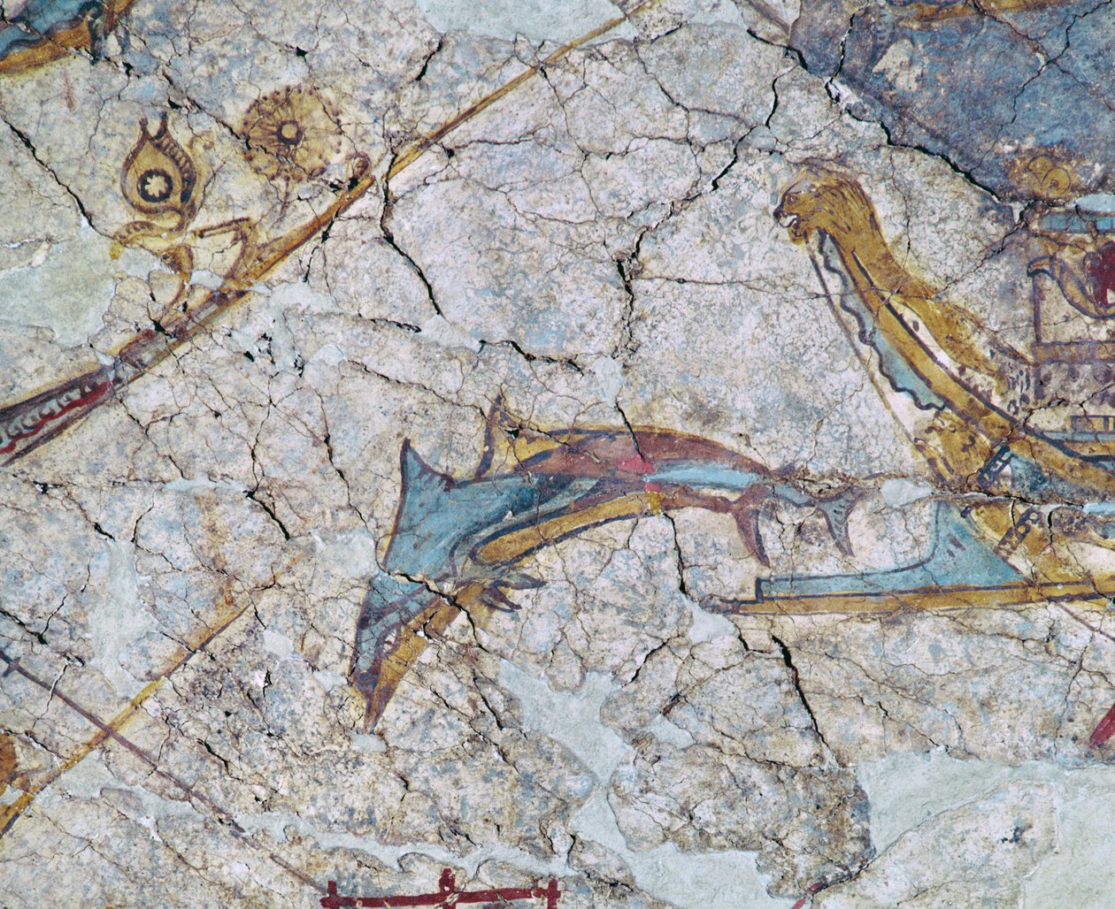 Skeppsbåge och delfin av Erich Lessing