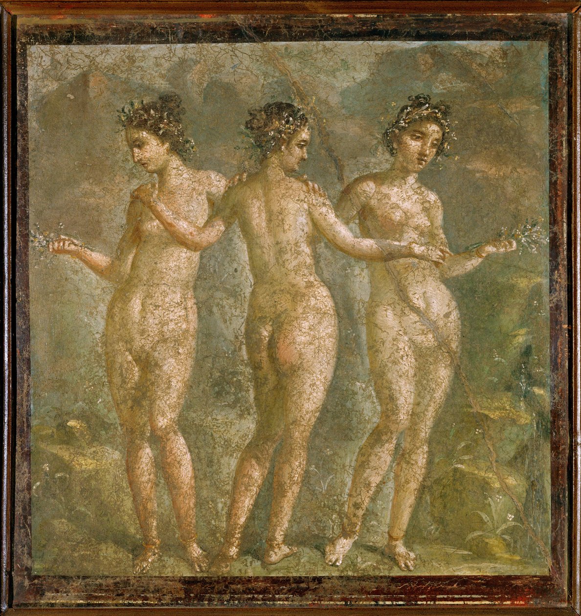 De tre gracerna, Euphrosyne, Thalia och Aglaia av Erich Lessing