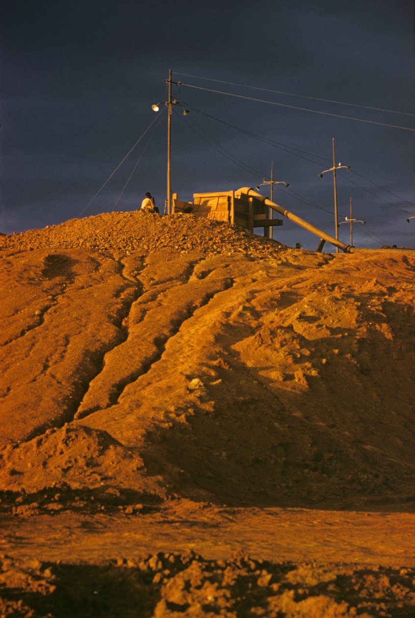 Tenngruva på Jos-platån, Nigeria, Afrika av Erich Lessing