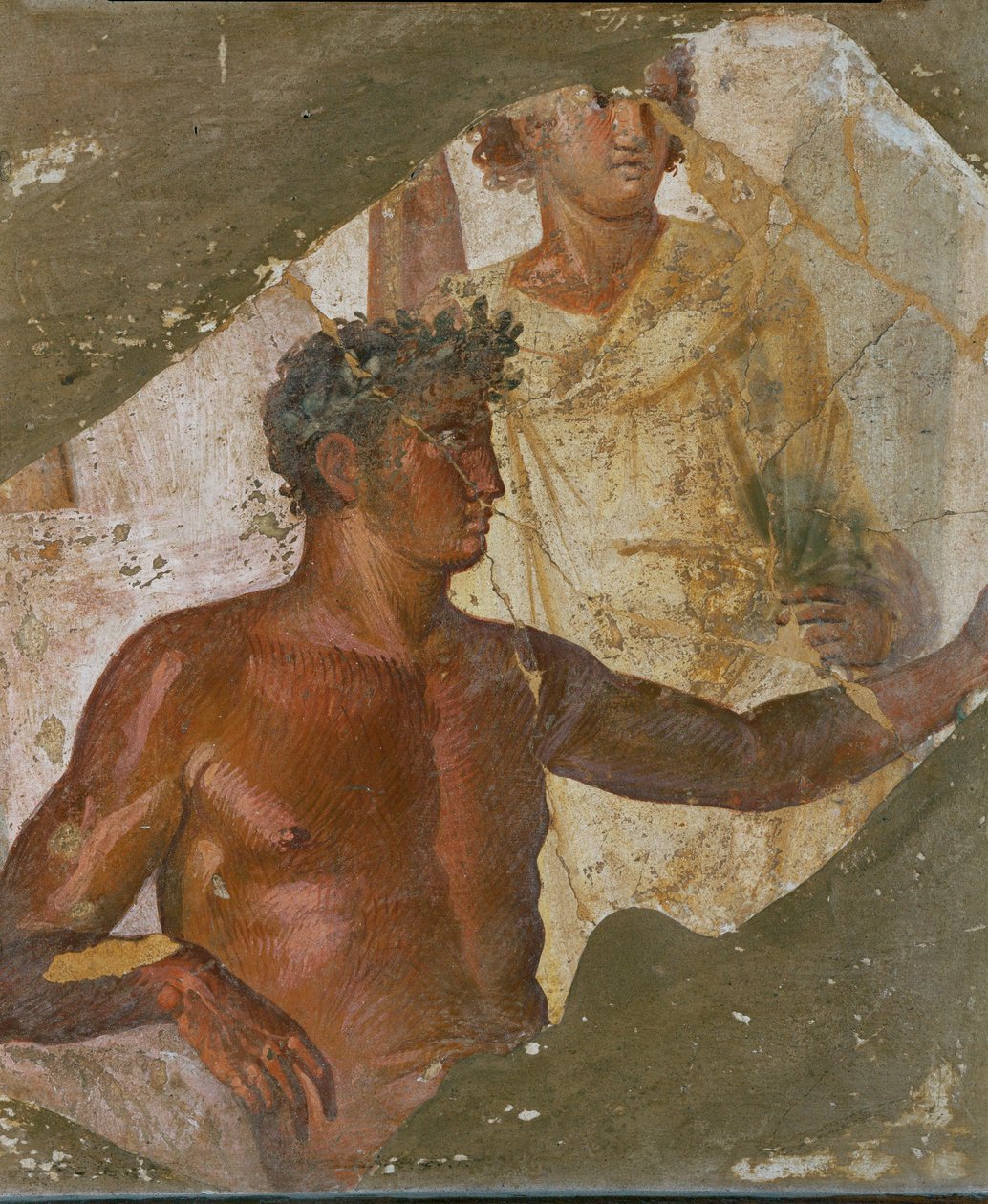 Segerrik idrottsman, Pompeji, Italien (fresk) av Erich Lessing