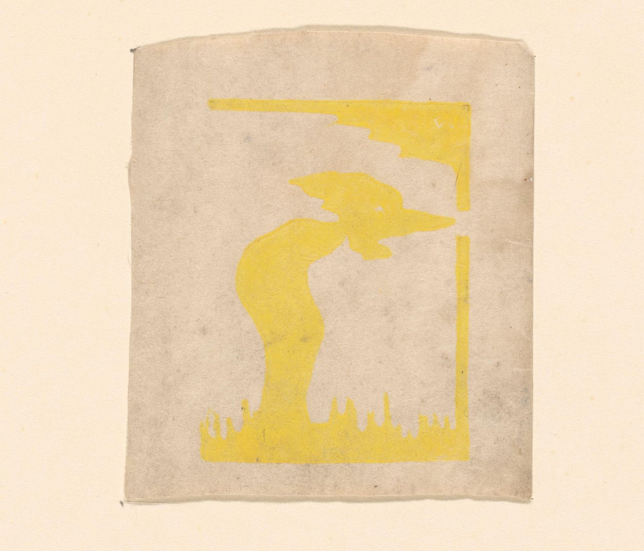 Abstrakt sammansättning av Erich Wichmann (signed by artist)