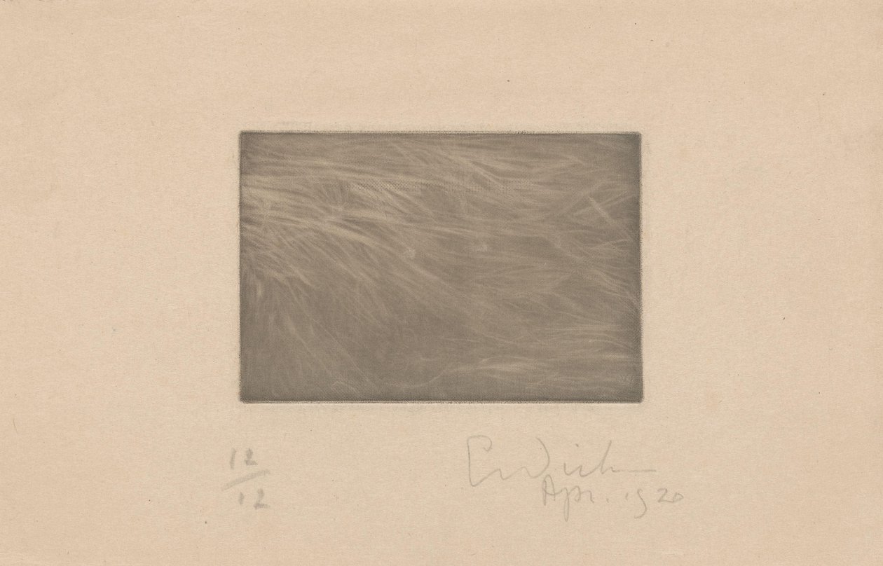 Abstrakt komposition av Erich Wichmann (signed by artist)