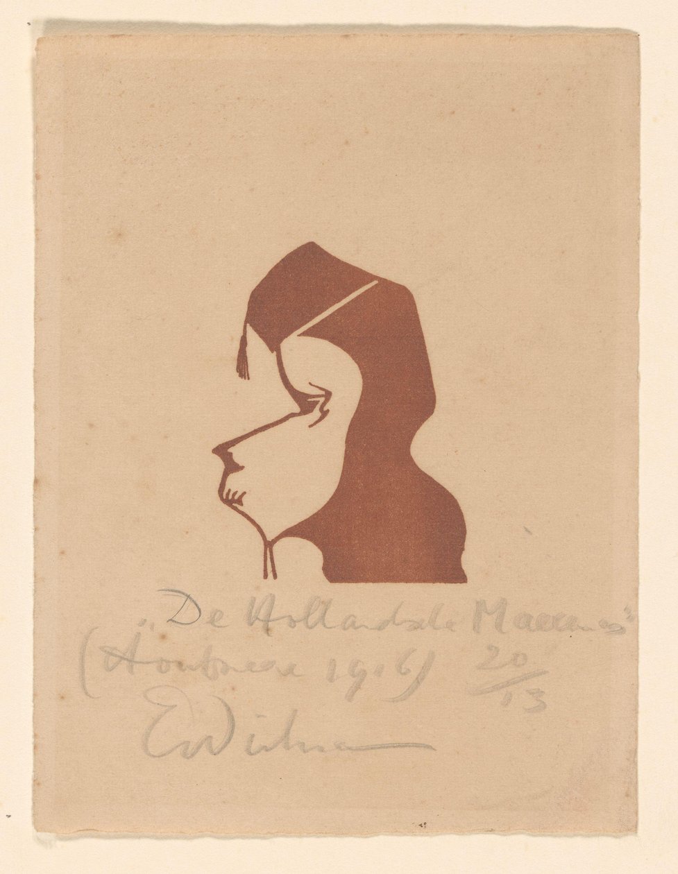 The Hollandsche Maecenas (originaltitel på objektet) av Erich Wichmann (signed by artist)