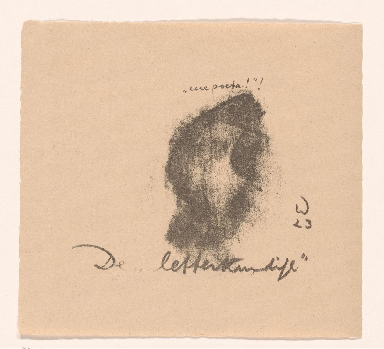 Bokstävernas man (originaltitel på objektet) Idealists II and Further Notes (original serietitel) av Erich Wichmann