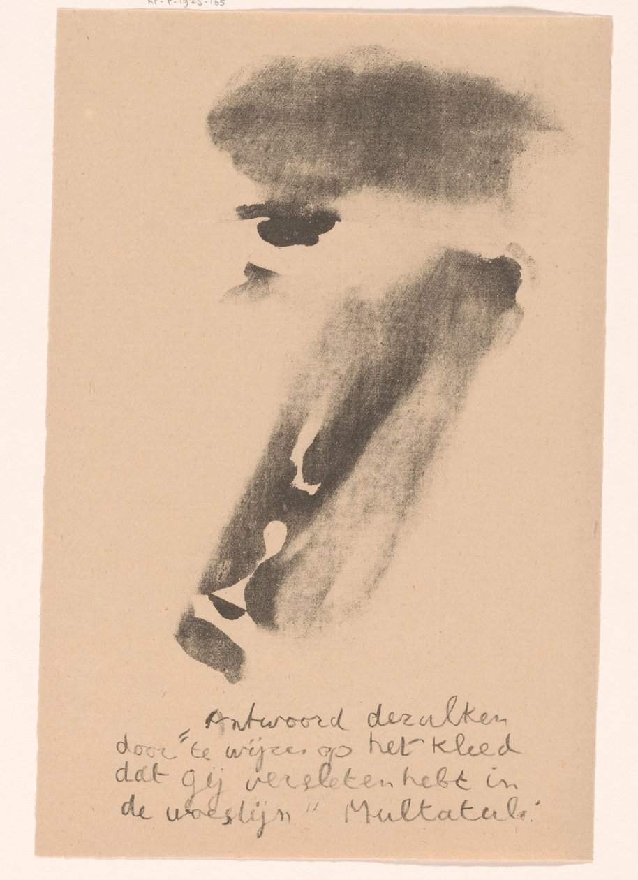 Abstraherat ansikte Idealists II och ytterligare marginalnoter (originalserietitel) av Erich Wichmann