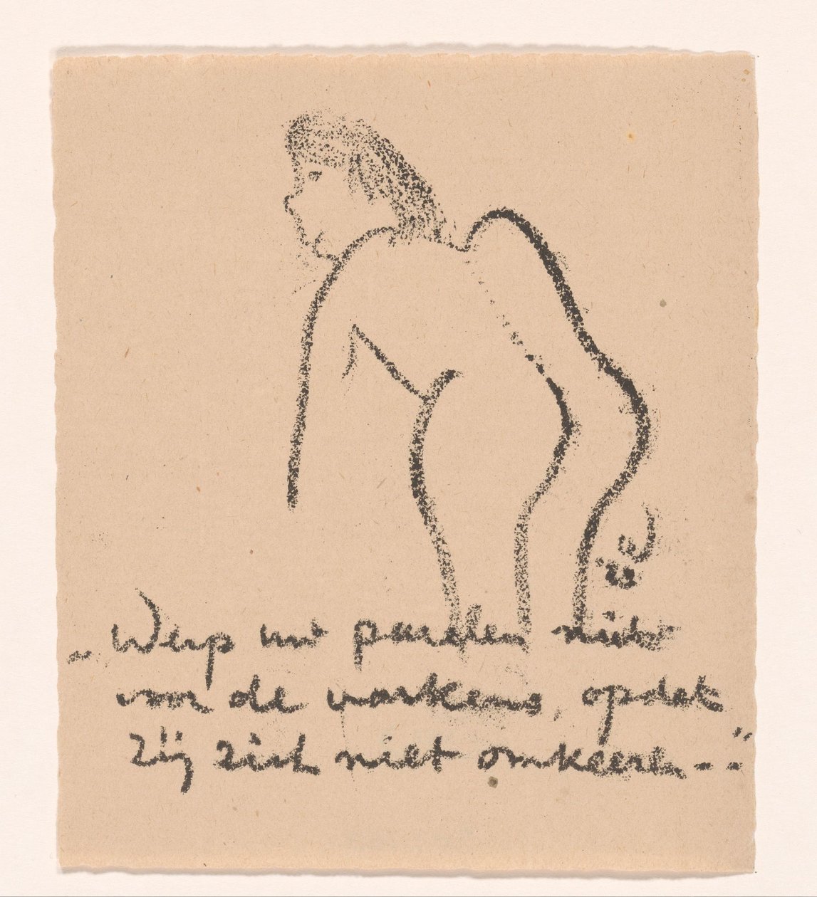 Böj dig över naken figur Idealists II and Further Notes (original serietitel) av Erich Wichmann