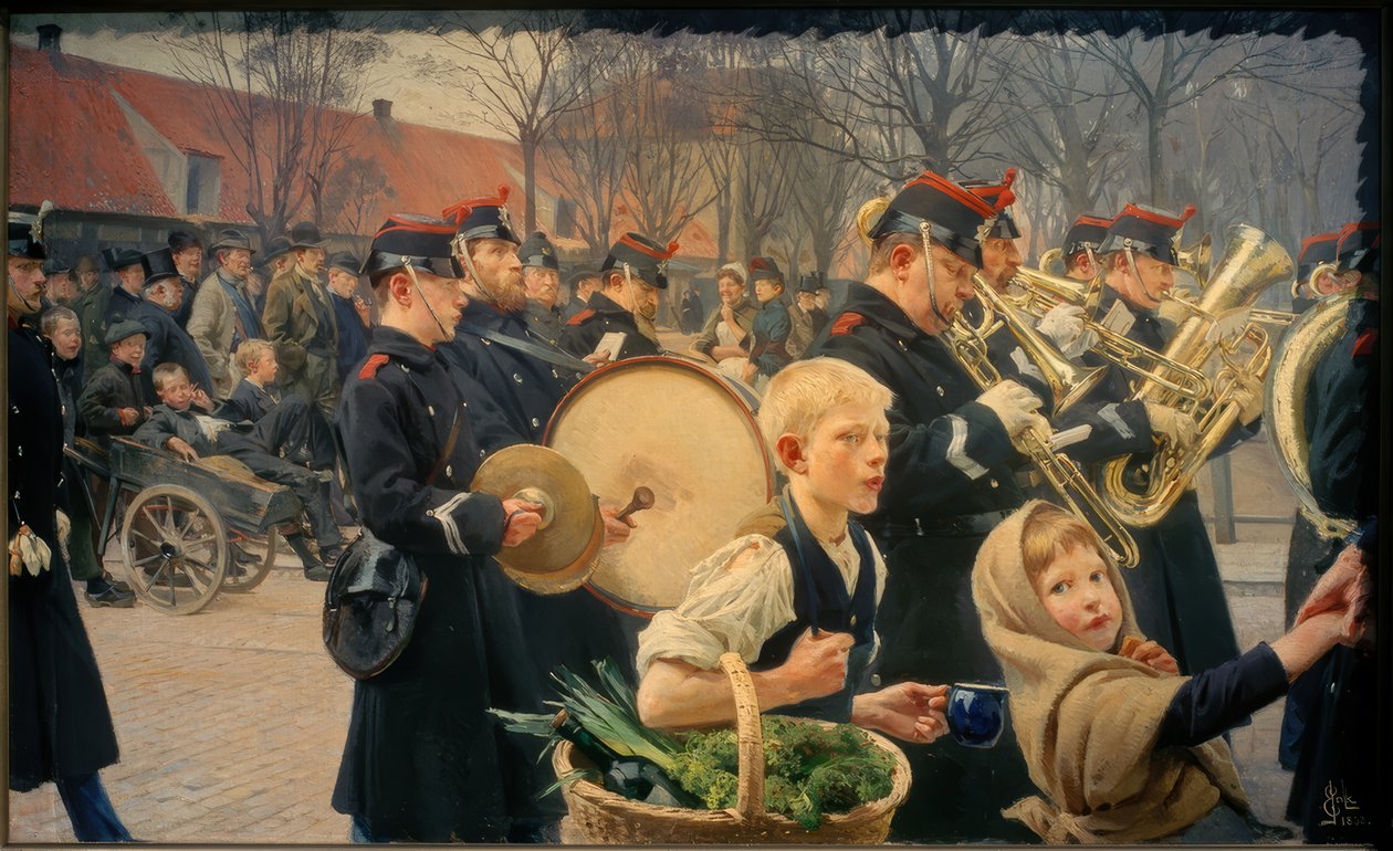 Vaktväxling, 1888 av Erik Hennigsen