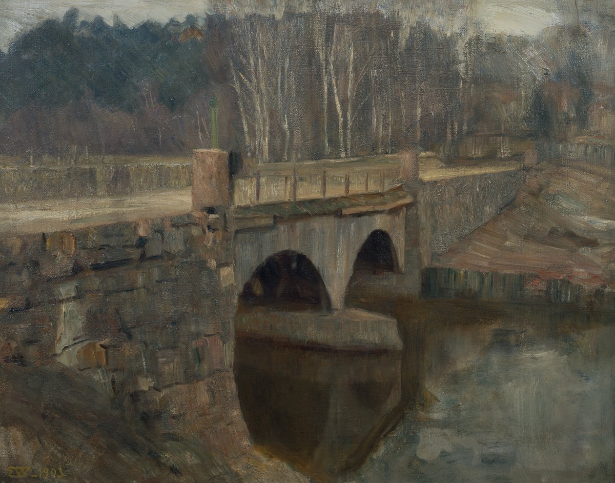 Lysaker bridge av Erik Theodor Werenskiold