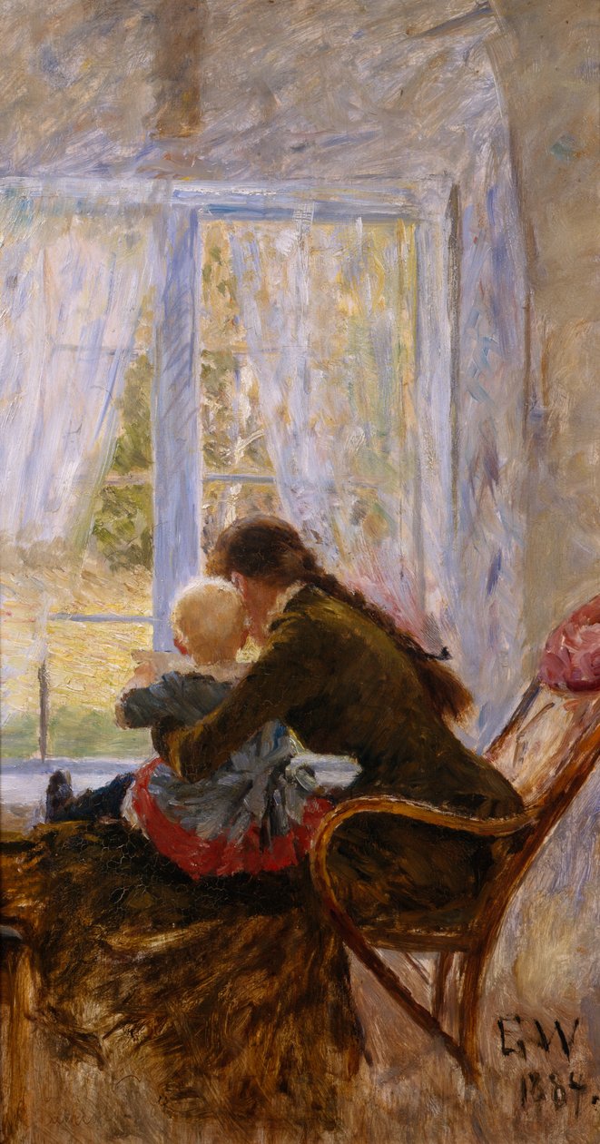 Du och Bebe av Erik Theodor Werenskiold