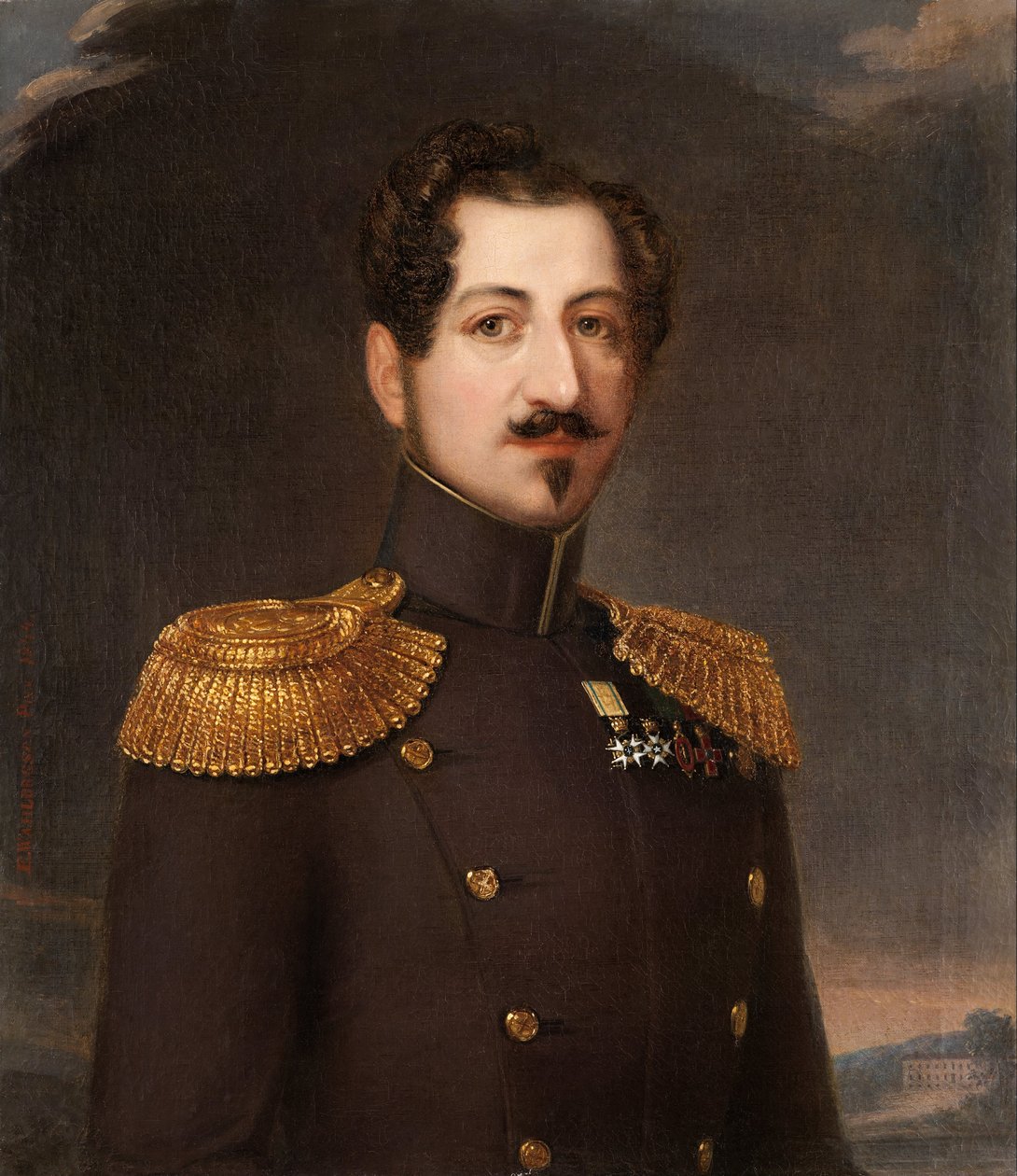 Oscar I, kung av Sverige och Norge, 1844 av Erik Wahlberg