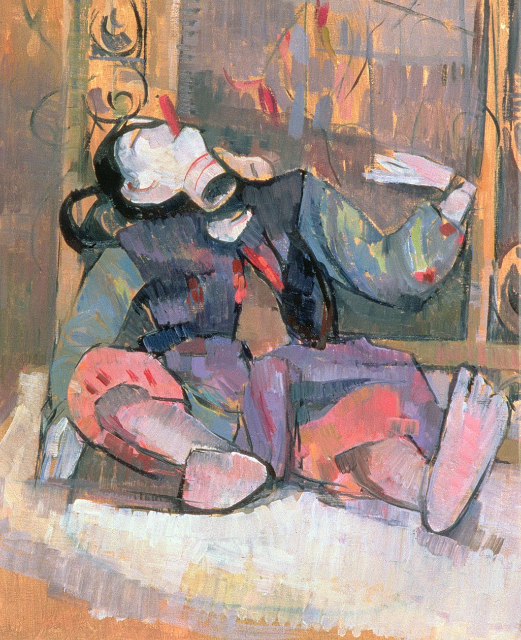 Thai marionett med spegel, 1989 av Erin Townsend