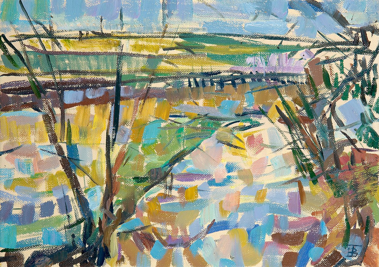 The Flooded Cherwell från Rousham I av Erin Townsend