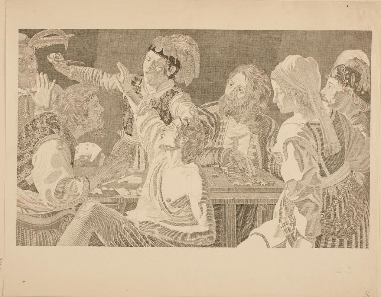 Spelarna av Erling Eckersberg