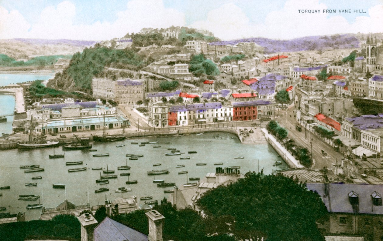Torquay, Devon, tidigt 1900-tal. av Ern Bishop